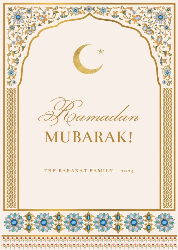 Islamic vault - ramadan card
