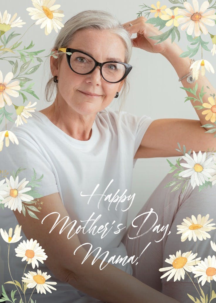 Lazy daisy - mother's day card