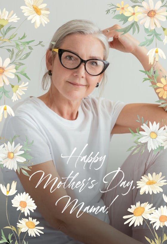 Lazy daisy - mother's day card