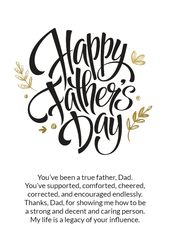 Legacy leader - father's day card