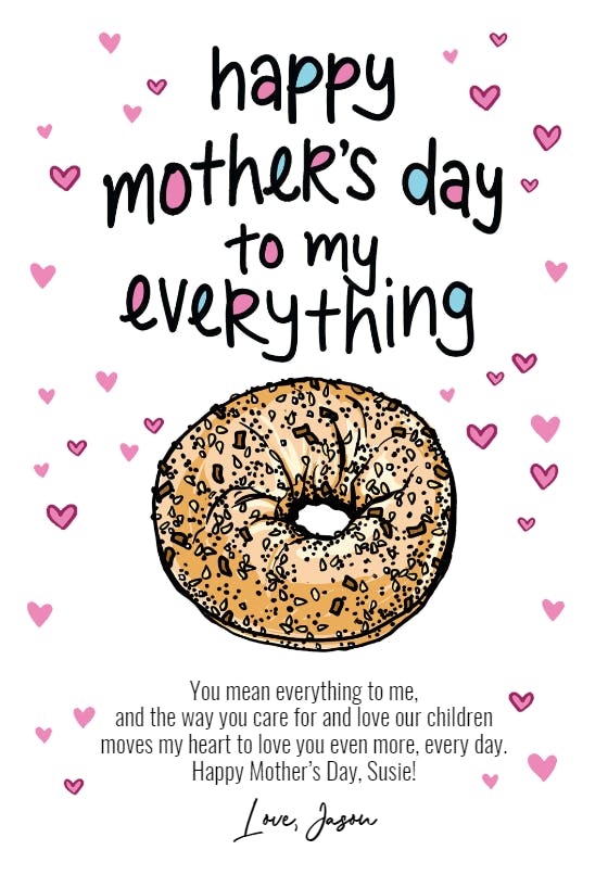 Loaded with love - mother's day card