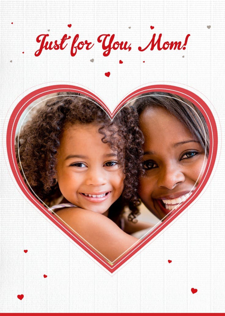 Love framed - mother's day card