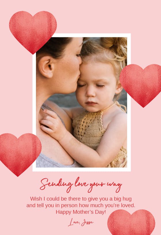 Love letter - mother's day card