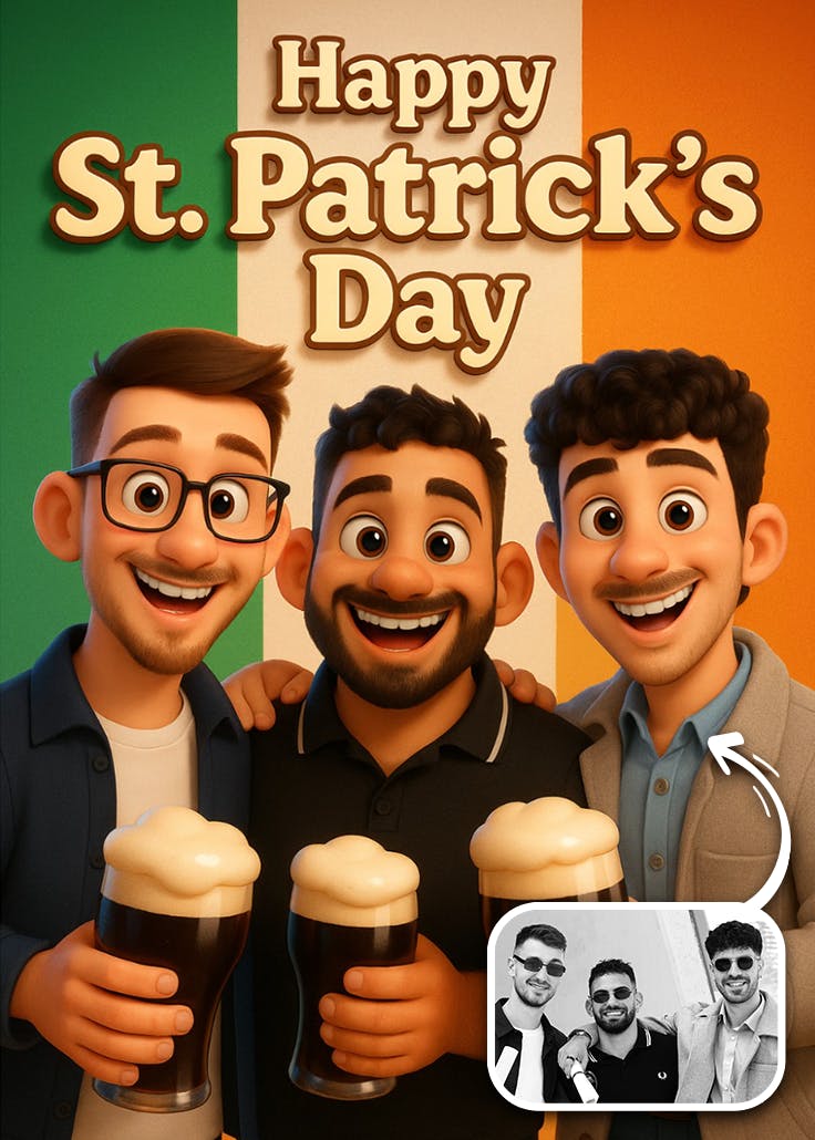 Lucky cheers - st. patrick's day card