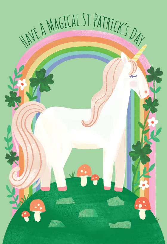 Magical patrick's - st. patrick's day card