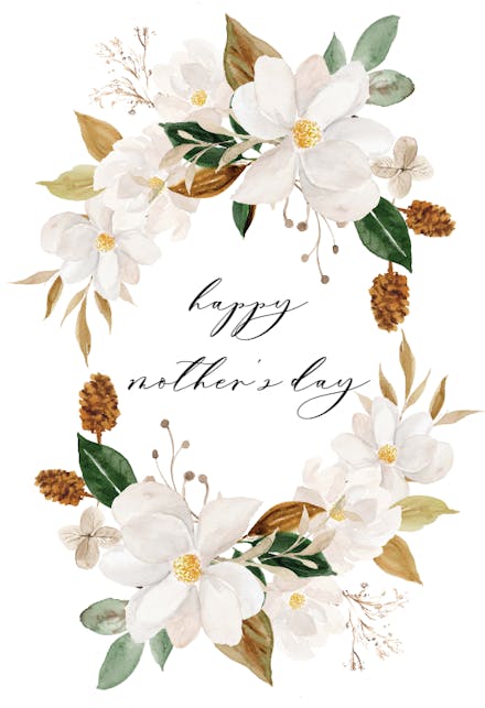 Magnolia Blooms - Mother's Day Card | Greetings Island