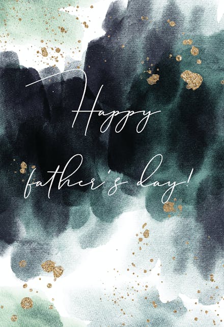 Marble sparkle - Father's Day Card