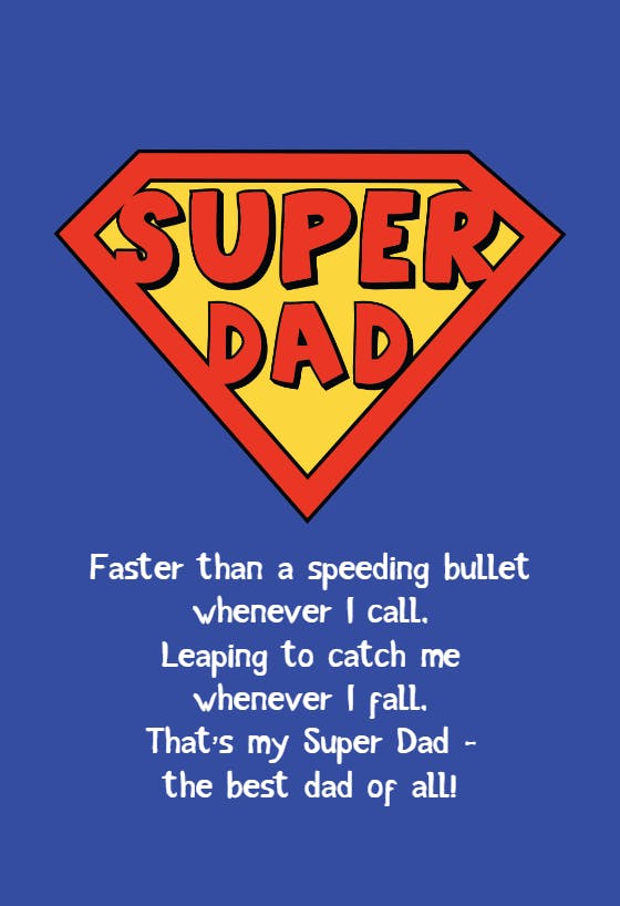 Marvelous man - father's day card