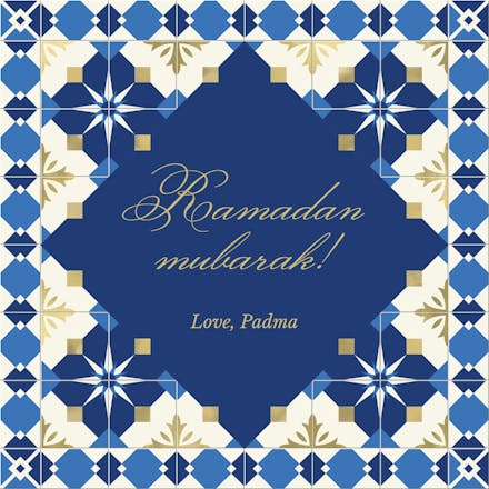 Mediterranean decor - Ramadan Card