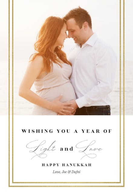 Modern Motif - Hanukkah Card