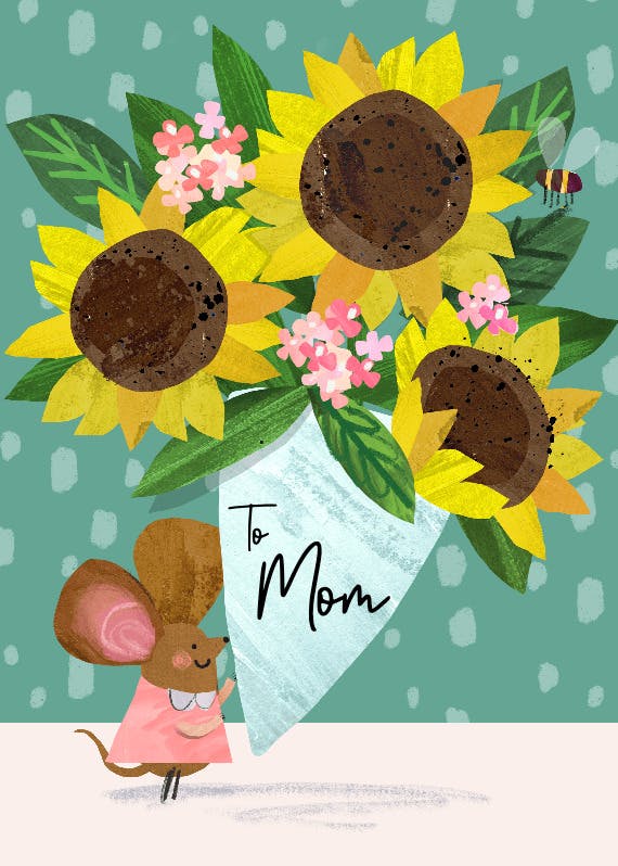 Mom's sunshine -  tarjeta del día de la madre