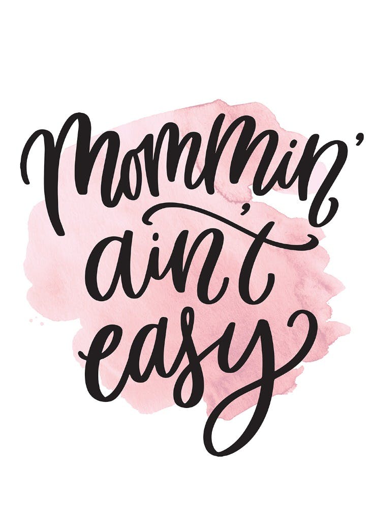 Mommin aint easy - mother's day card