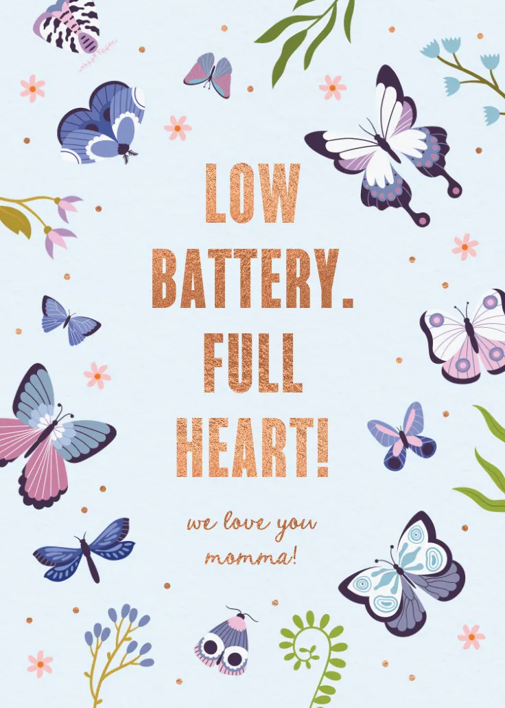 Motherfly - muttertagskarte