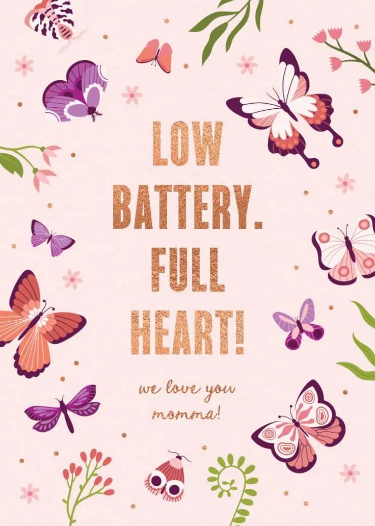 Motherfly - muttertagskarte