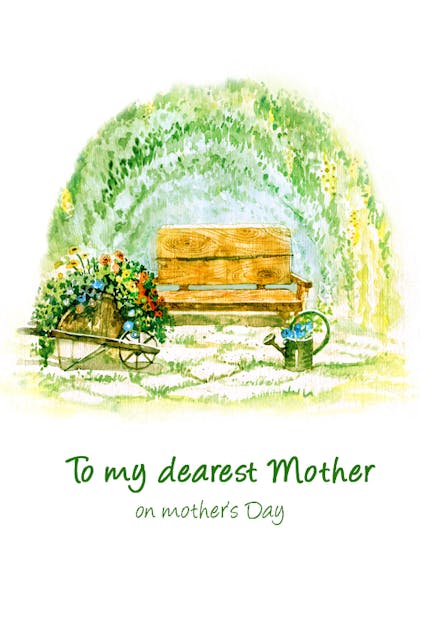 My Dearest Mother Mother S Day Card Free Greetings Island