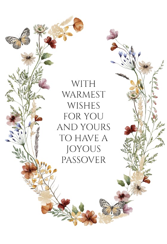 New wonders - passover card