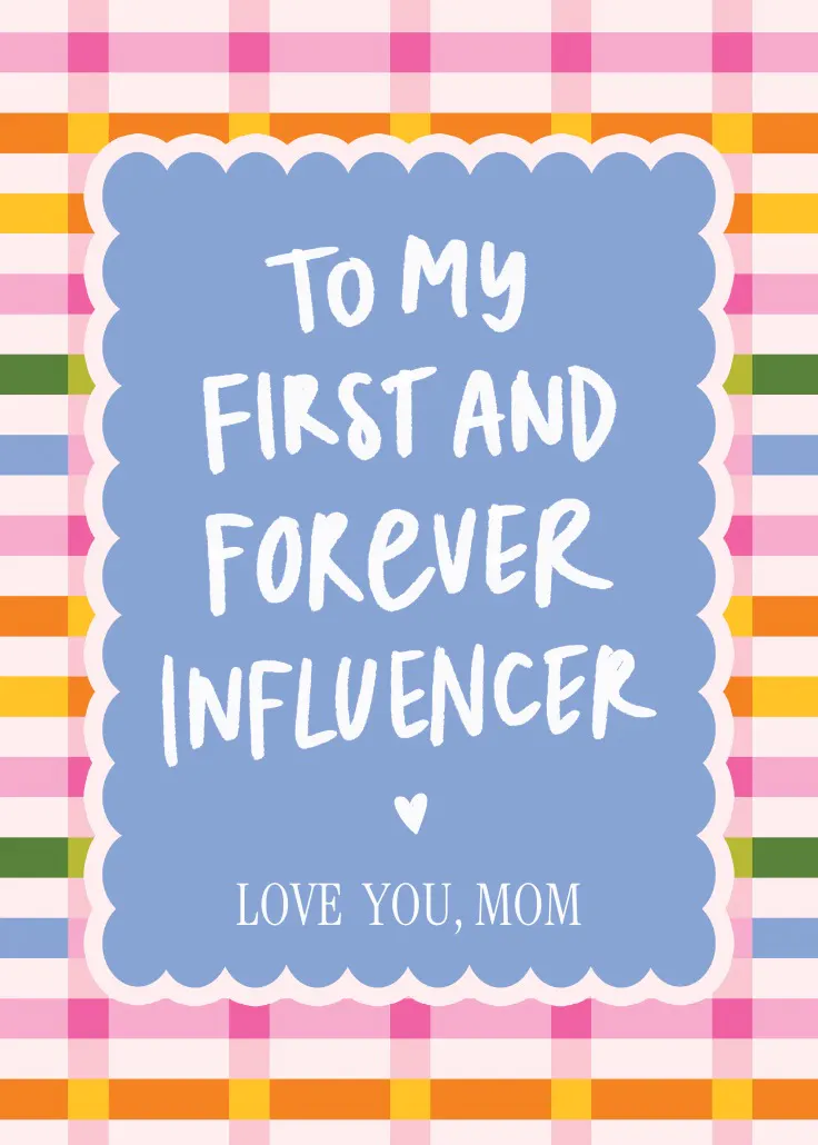 Original influencer - tarjeta del día de la madre