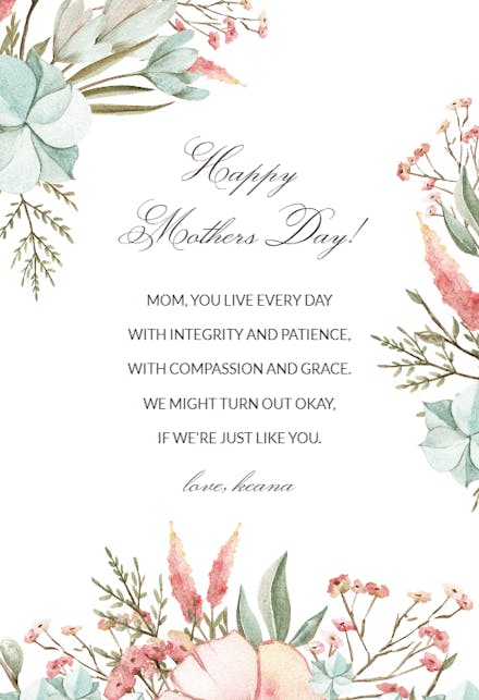 Pastel Boho - Mother's Day Card