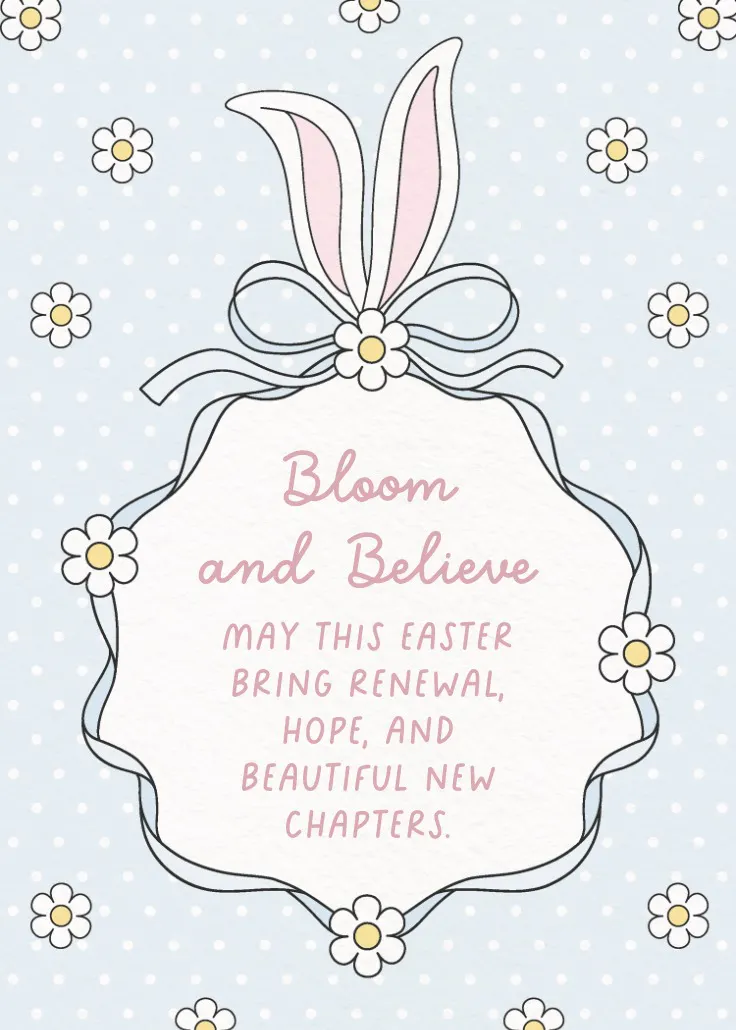 Pastel wishes - tarjeta de pascua