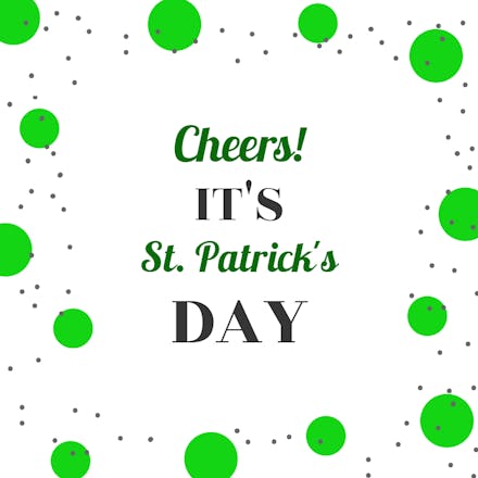 Patrick's Dots - St. Patrick's Day Card