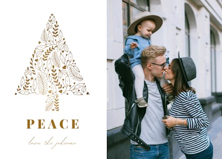 Pattern Tree - Tarjeta De Día Festivo