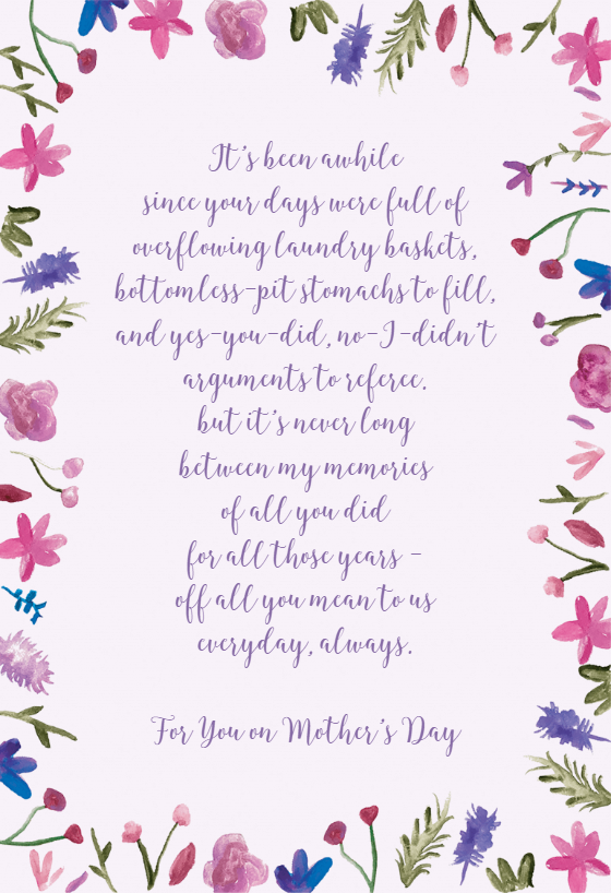 Old-Fashioned Feelings - Mother's Day Card (Free) | Greetings Island