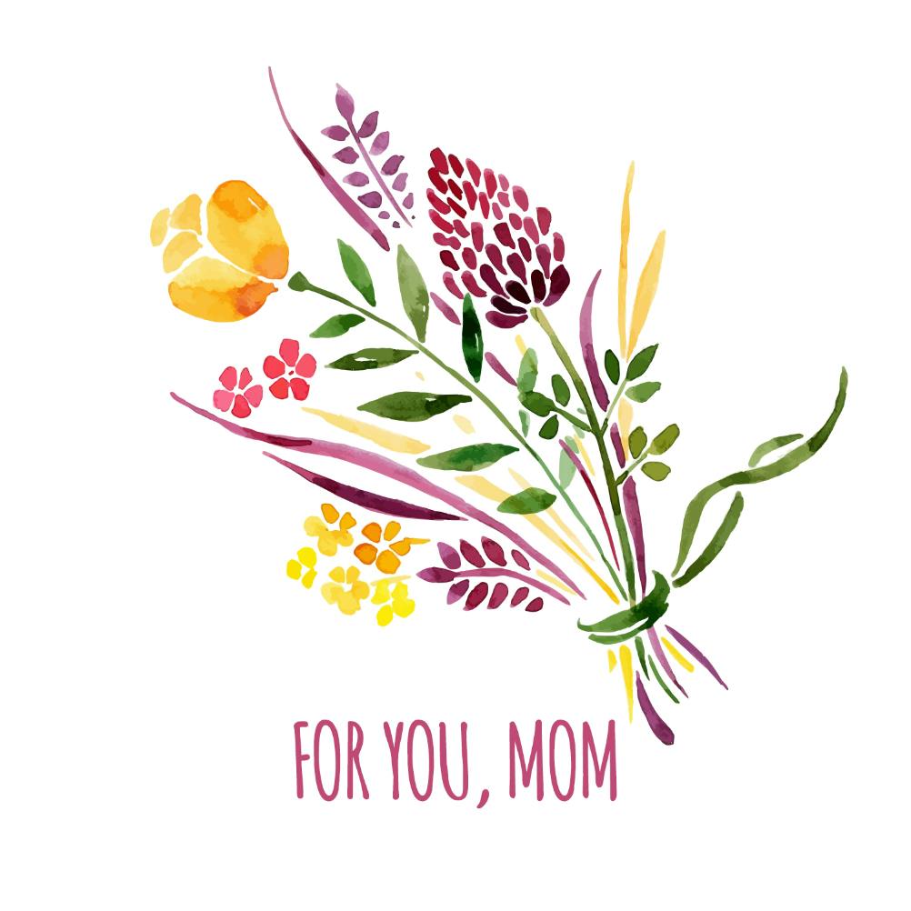 Perfect bouquet - mother's day card