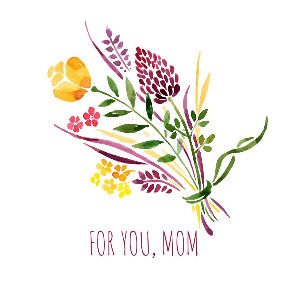 Perfect bouquet -  tarjeta del día de la madre