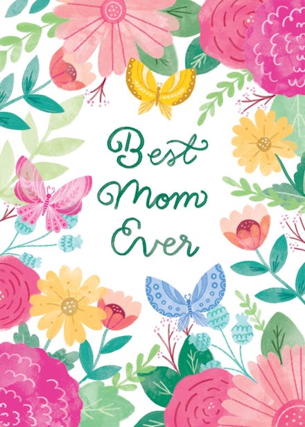 Pink Spring - Mother's Day Card | Greetings Island