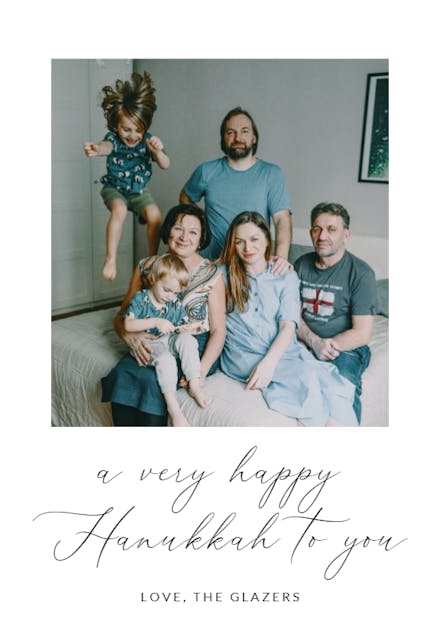 Polaroid - Hanukkah Card