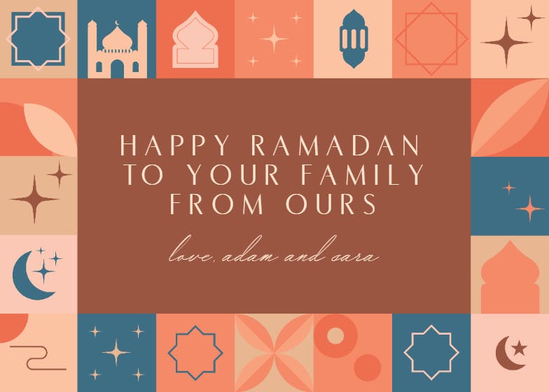 Ramadan background - ramadan card