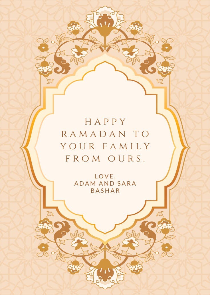 Ramadan kareem - ramadan card