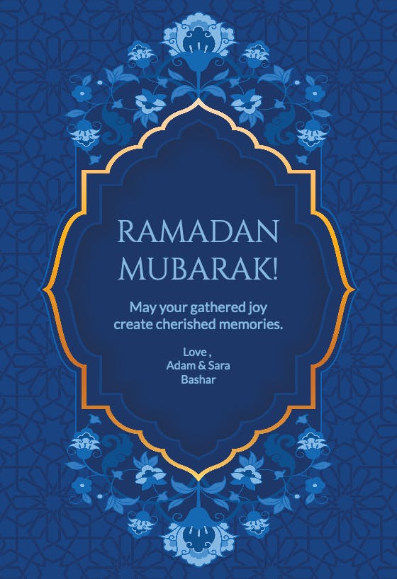 Ramadan kareen frame - ramadan card