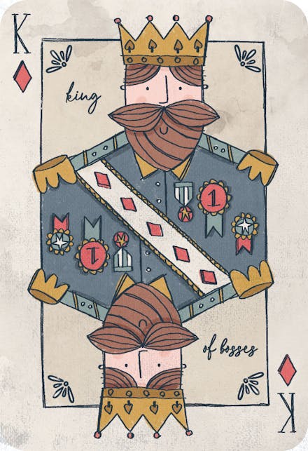 Royal Reign - Boss Day Card