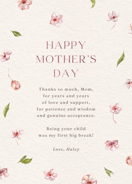 Flourishing - Mother's Day Card (Free) | Greetings Island