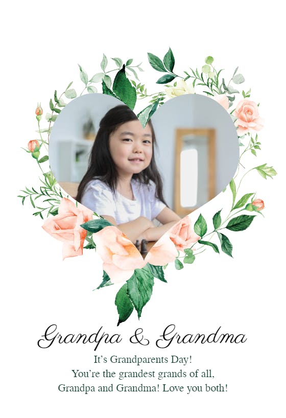 Scented sentiments - grandparents day card