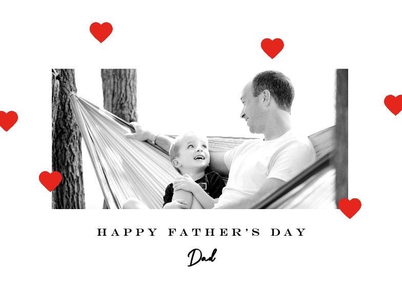 Signs of love - father's day card