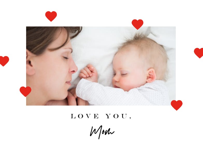 Signs of love -  tarjeta del día de la madre