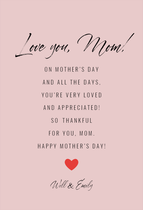 Simply Loved - Mother's Day Card (Free) | Greetings Island