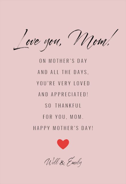Simply Loved - Mother's Day Card (Free) | Greetings Island