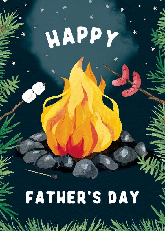 Smore fun - father's day card