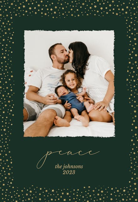 Sparkle Stars - Christmas Card