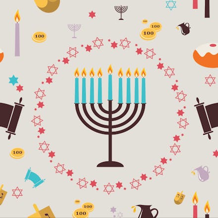 Star Circle - Hanukkah Card