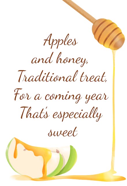 Stream of Honey - Rosh Hashanah Card