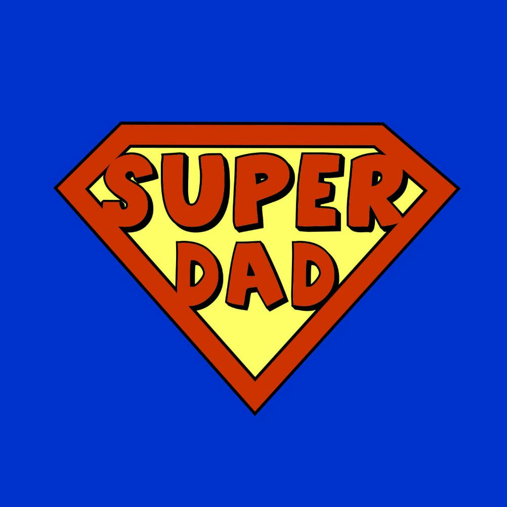 Super duper -  tarjeta del día del padre