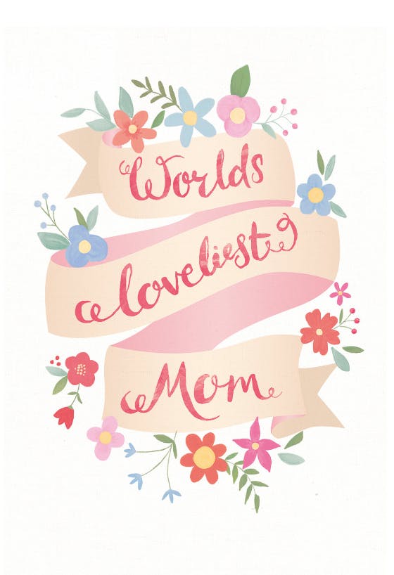 Superlative mom - mother's day card