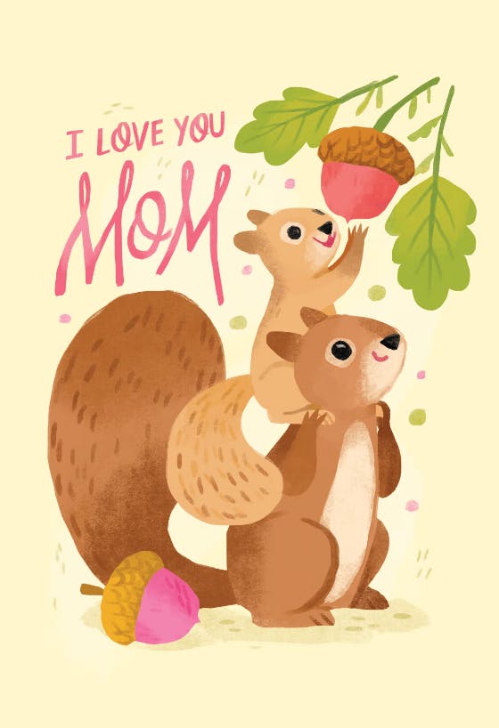 Teamwork - mother's day card