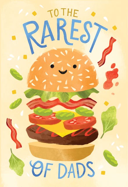 The rarest of dads - Father's Day Card