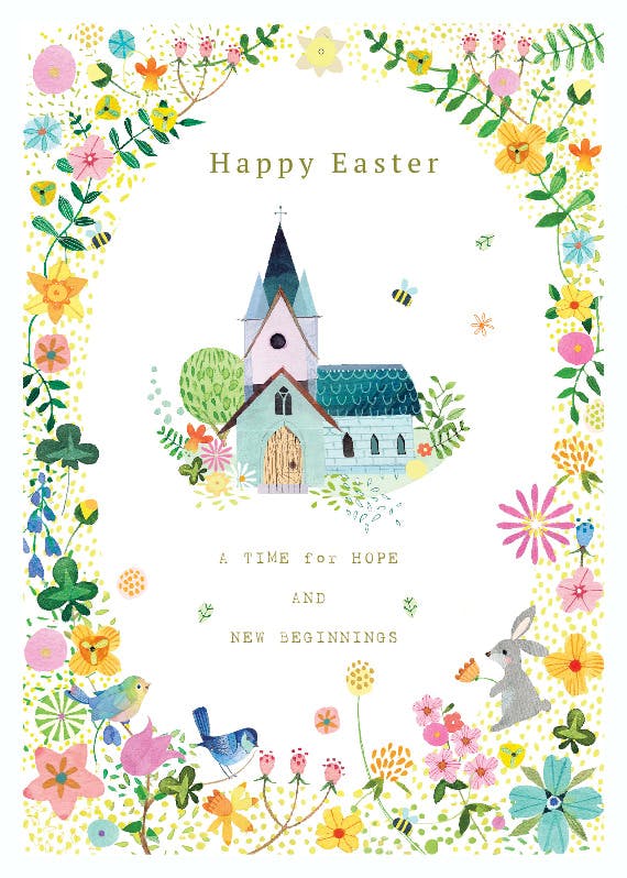 Time for hope - easter card