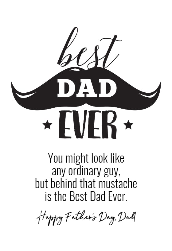 Top guy - father's day card